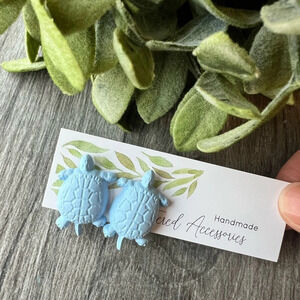 2/$30 Handmade- Turtle Studs